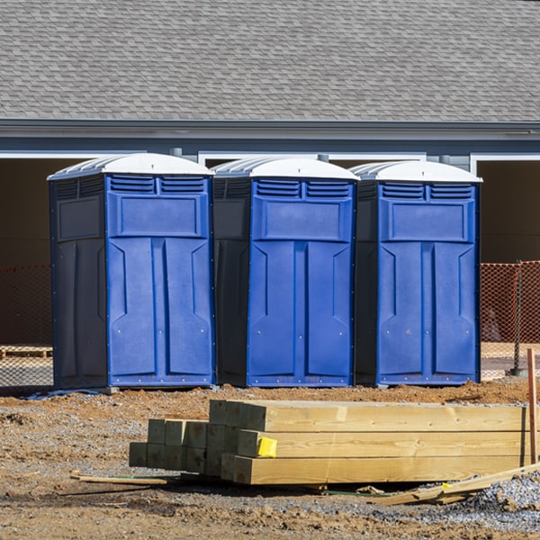 what is the expected delivery and pickup timeframe for the porta potties in Defiance OH